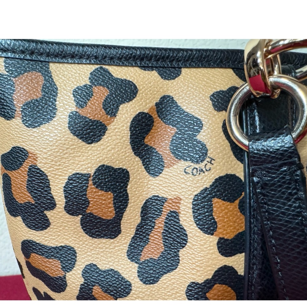 🔥 *Spotlight Stealer* Coach Gallery Bag
~ Leopard Print Posh Perfection! - Picture 5 of 16